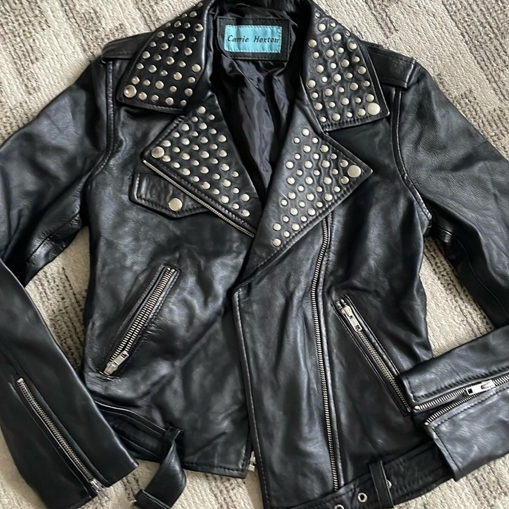 Real Leather Carrie Hoxton Jacket
